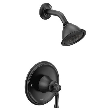 Moen Matte black Posi-Temp(R) shower only T2182BL
